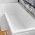 Carron Quantum L-Shaped Shower Bath 1700mm x 700/850mm Left Handed - Carronite