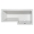 Carron Quantum L-Shaped Square Shower Bath
