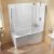 Cleargreen Ecoround Shower Bath 1500mm x 900mm/740mm - Right Handed