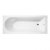 Cleargreen Reuse Rectangular Single Ended Bath 1800mm x 750mm - White