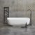 Clearwater Uno Freestanding Bath 1550mm x 725mm - Clear Stone
