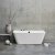Clearwater Patinato Petite Freestanding Bath 1524mm x 800mm - Clear Stone