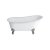 Clearwater Romano Petite Traditional Freestanding Slipper Bath 1524mm x 787mm - Clear Stone