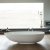 Clearwater Teardrop Grande Freestanding Bath 1910mm x 820mm - Clear Stone