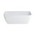Clearwater Vicenza Petite Freestanding Bath 1524mm x 800mm - Clear Stone