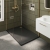 Delphi Accents Brushed Brass Walk-In Shower Enclosure 1200mm x 800mm (inc Slate Grey Tray) | Thumbnail Image