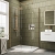 Delphi Accents Brushed Brass Walk-In Shower Enclosure 1200mm x 700mm (inc White Tray) | Thumbnail Image