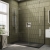 Delphi Accents Chrome Walk-In Shower Enclosure 1700mm x 900mm (inc Slate Grey Tray) | Thumbnail Image