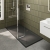 Delphi Accents Chrome Wet Room Screen with Hinged Return 1700mm x 800mm (inc Slate Grey Tray) | Thumbnail Image