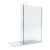 Delphi Accents Chrome Wet Room Screen with Hinged Return 1700mm x 800mm (inc White Tray) | Thumbnail Image