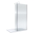 Delphi Accents Fluted Chrome 8mm Wet Room Shower Screen & Hinged Return (inc White Tray)