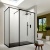 Delphi Accents Framed Matt Black Walk-In Shower Enclosure | Thumbnail Image