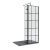 Delphi Accents Grid Wet Room Screen with Hinged Return 1200mm x 800mm (inc Slate Grey Tray) | Thumbnail Image