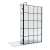 Delphi Accents Grid Wet Room Screen with Hinged Return 1700mm x 800mm (inc White Tray) | Thumbnail Image