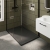 Delphi Accents Black Walk-In Shower Enclosure 1200mm x 700mm (inc Slate Grey Tray) | Thumbnail Image
