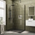 Delphi Accents Black Walk-In Shower Enclosure 1200mm x 700mm (inc Slate Grey Tray) | Thumbnail Image