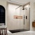 Delphi Accents Matt Black Wet Room Shower Screen | Thumbnail Image