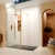 Delphi Accents Semi-Framed Brushed Brass Wet Room Shower Screen | Thumbnail Image
