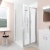 Delphi Alpha Chrome 4mm Bi-Fold Shower Door (1850mm High) | Thumbnail Image