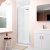 Delphi Alpha Chrome 5mm Pivot Shower Door 800mm Wide | Thumbnail Image
