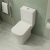 Delphi Alpine Rimless Extended Height Close Coupled Toilet (inc Soft Close Seat) | Thumbnail Image