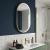 Delphi Altair Brushed Brass Inset Framed LED Touch Sensor Bathroom Mirror 800mm x 500mm | Thumbnail Image