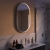 Delphi Altair Chrome Inset Framed LED Touch Sensor Bathroom Mirror 800mm x 500mm | Thumbnail Image