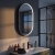 Delphi Altair Black Inset Framed LED Touch Sensor Bathroom Mirror 800mm x 500mm | Thumbnail Image