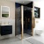 Delphi Apollo Brushed Brass 8mm Hinged Shower Door (1900mm High) | Thumbnail Image
