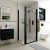 Delphi Apollo Matt Black 8mm Hinged Shower Door (1900mm High) | Thumbnail Image