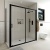 Delphi Apollo Matt Black 8mm Sliding Shower Door 1700mm Wide | Thumbnail Image