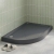 Delphi AquaBoost Grey Slate Effect Easy Plumb Offset Quadrant Riser Shower Tray | Thumbnail Image