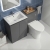 Delphi AquaGuard Combination Unit with 500mm WC Unit - 1100mm Wide - Matt Grey | Thumbnail Image