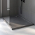 Delphi AquaStone Grey Slate Effect 45mm Stone Resin Rectangular Shower Tray