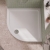 Delphi Aragon Anti-Slip White Stone Resin Quadrant Shower Tray | Thumbnail Image