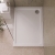 Delphi Aragon Anti-Slip White Stone Resin Rectangular Shower Tray | Thumbnail Image
