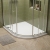 Delphi Aragon White Stone Resin Offset Quadrant Shower Tray | Thumbnail Image