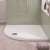 Delphi Aragon White Stone Resin Quadrant Shower Tray | Thumbnail Image