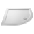Delphi Aragon White Stone Resin Quadrant Shower Tray | Thumbnail Image