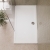 Delphi Aragon White Stone Resin Rectangular Shower Tray | Thumbnail Image