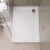 Delphi Aragon White Stone Resin Rectangular Shower Tray | Thumbnail Image