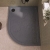 Delphi Aragon Slate Grey Effect Stone Resin Offset Quadrant Shower Tray | Thumbnail Image