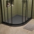 Delphi Aragon Slate Grey Effect Stone Resin Offset Quadrant Shower Tray | Thumbnail Image