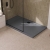 Delphi Aragon Slate Grey Effect Stone Resin Rectangular Shower Tray | Thumbnail Image