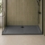 Delphi Aragon Slate Grey Effect Stone Resin Rectangular Shower Tray | Thumbnail Image