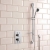 Delphi Atom Chrome Dual Concealed Shower Set with Slide Rail Kit | Thumbnail Image