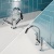 Delphi Axiom Crosshead Chrome Basin Mixer and Bath Filler Tap Set (inc Press Top Waste) | Thumbnail Image