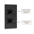 Delphi Axiom Crosshead Matt Black Dual Concealed Shower Set with Fixed Head | Thumbnail Image