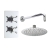 Delphi Axiom Crosshead Chrome Dual Concealed Shower Set with Fixed Head | Thumbnail Image