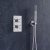Delphi Axiom Crosshead Chrome Dual Concealed Shower Set with Handset and Bracket | Thumbnail Image